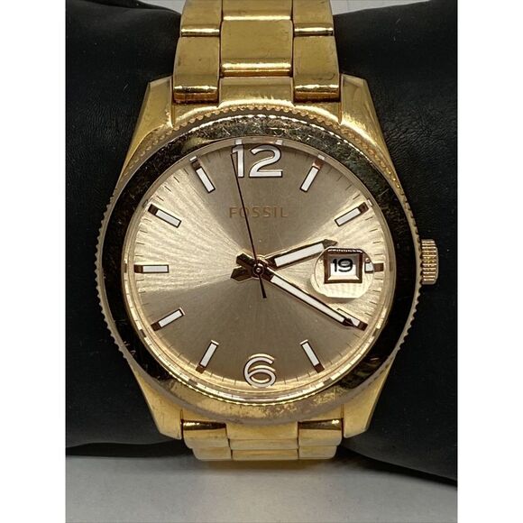 Fossil Perfect Boyfriend ES3587 Womens Stainless Steel Analog Quartz Watch XR881 - Picture 2 of 12